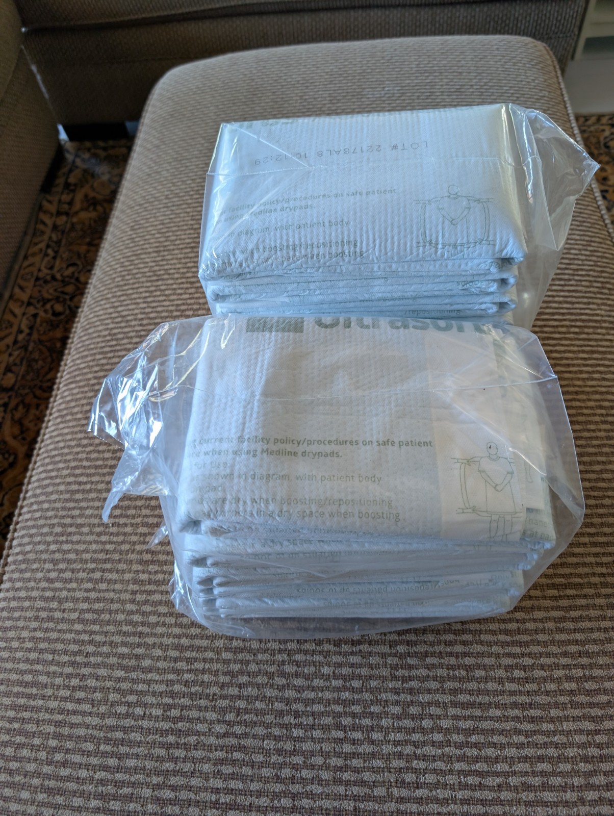 Medline Ultrasorbs Advanced 300 -10 Count + 7 from open package Bed Pads New NIP