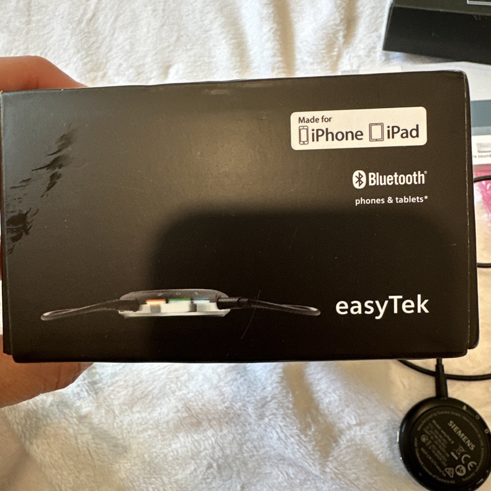 Siemens EasyTek Hearing Aid Streamer w/ Neckloop Tested Bluetooth Audio Signia