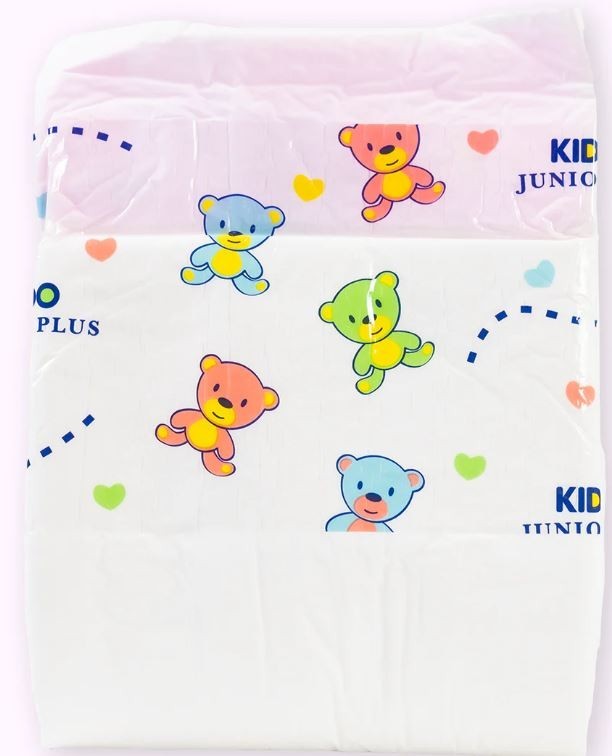 Set of (2) Large Kiddo Junior Plus Pink Adult Diapers Vintage Attends Pampers
