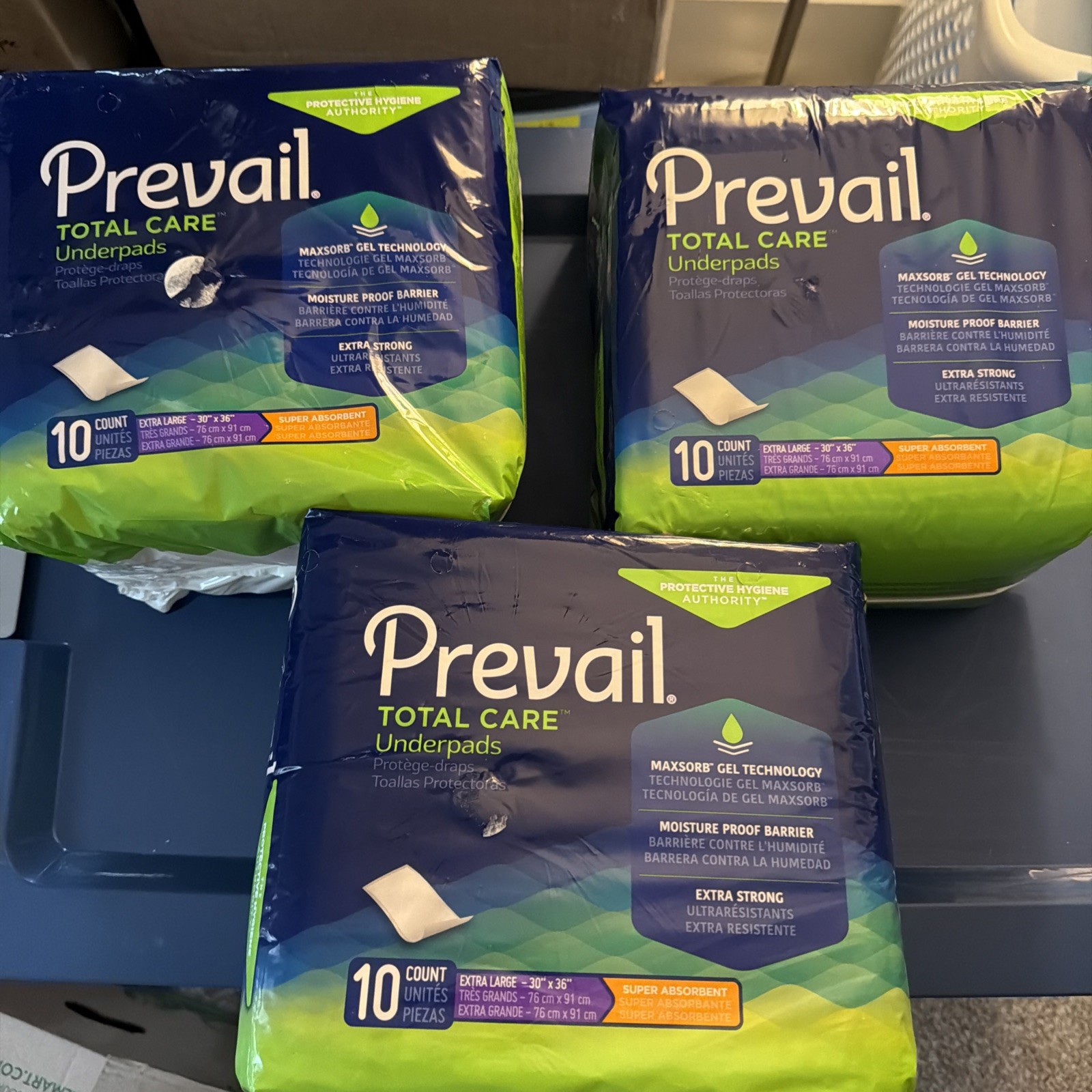 PV-410 Prevail Total Care Underpad 30x36in Heavy Absorbency MaxSorb Gel – QTY 30