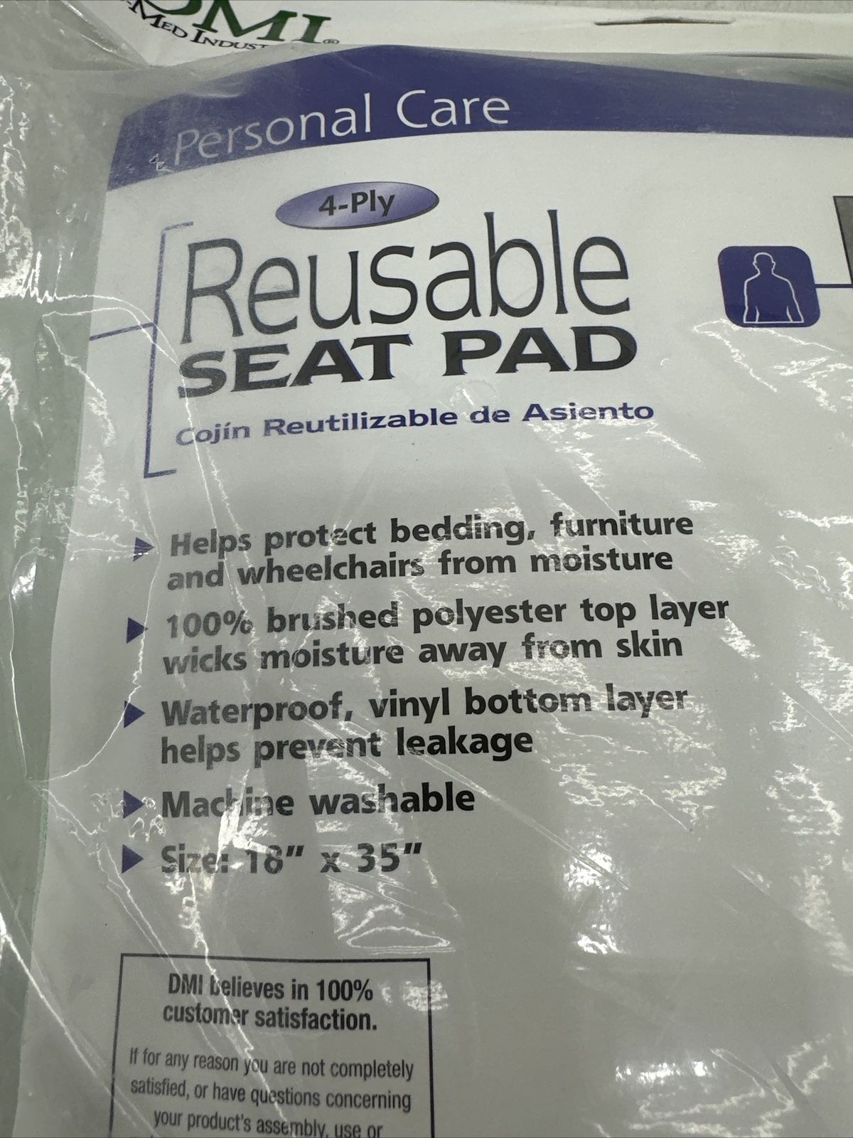 Reusable Absorbent Chair Pad Seat Protector 18 x 35