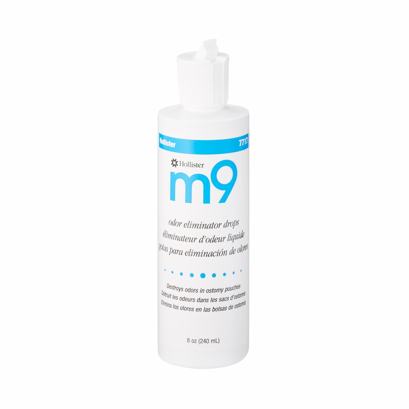 Hollister M9 Odor Eliminator Drops Unscented 8 oz. Bottle 7717 6 Ct