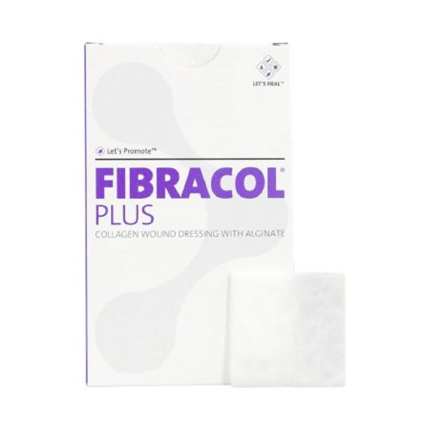 FIBRACOL PLUS Collagen Wound Dressing with Alginate – 4″ x 4 3/8″, Box Of 12 …