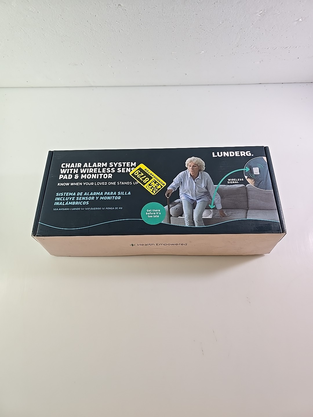 Lunderg Chair Alarm System With Wireless Sensor Pad & Monitor New