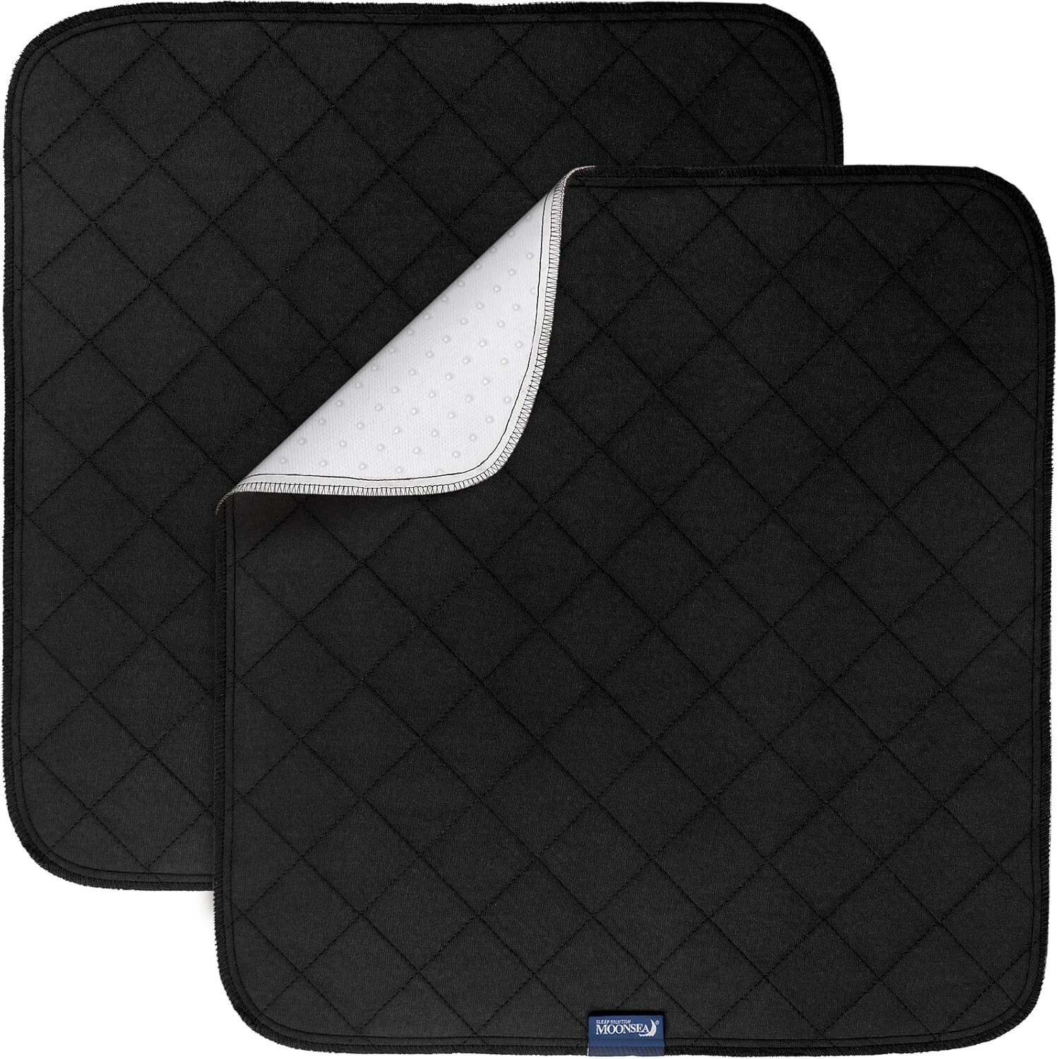 Waterproof Incontinence Chair Pads Reusable Absorbent Pee Pads 22″x21″ 2 Pack