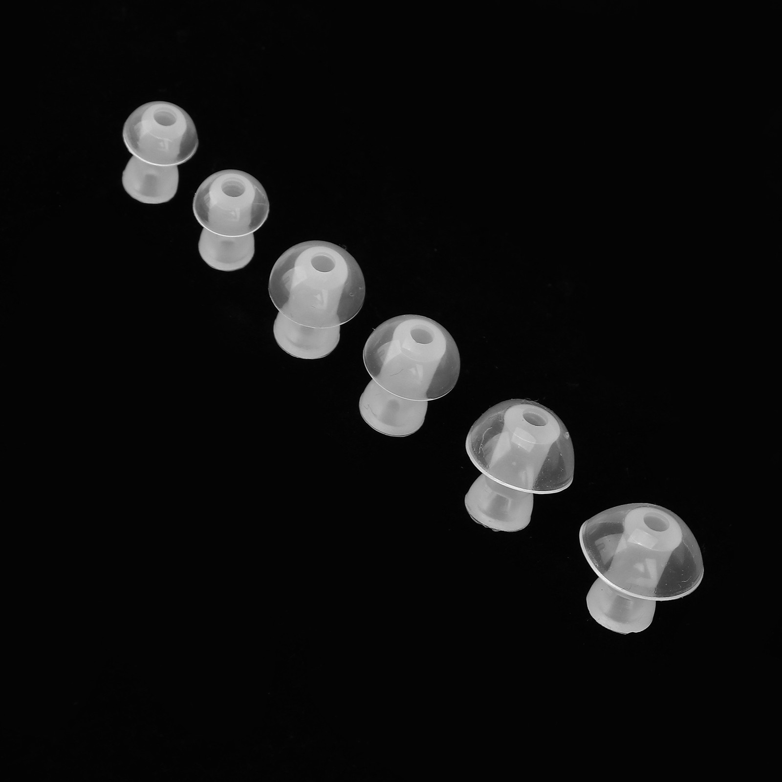 6pcs Hearing Aid Ear Tips Earplug Silicone Hearing Aids Buds Domes Ear