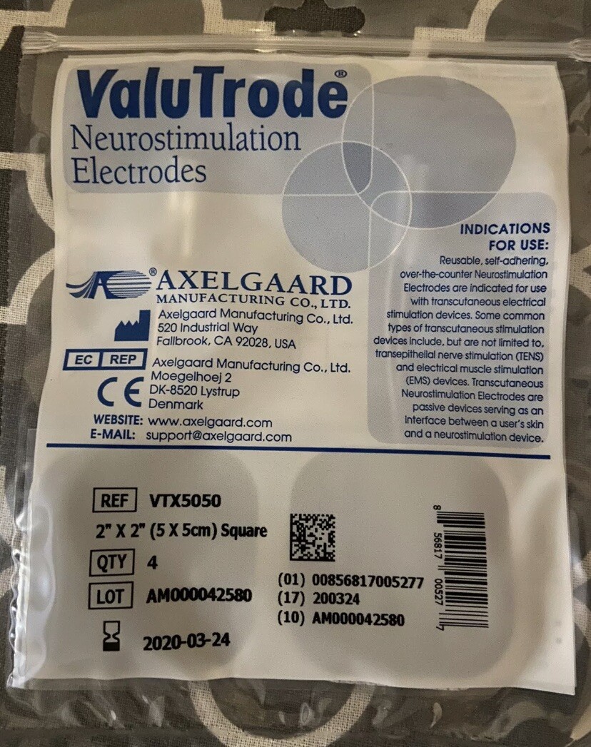 ULTRASTIM PAD ELECTRODE FOR TENSE UNIT 2 PK of 4. NEW