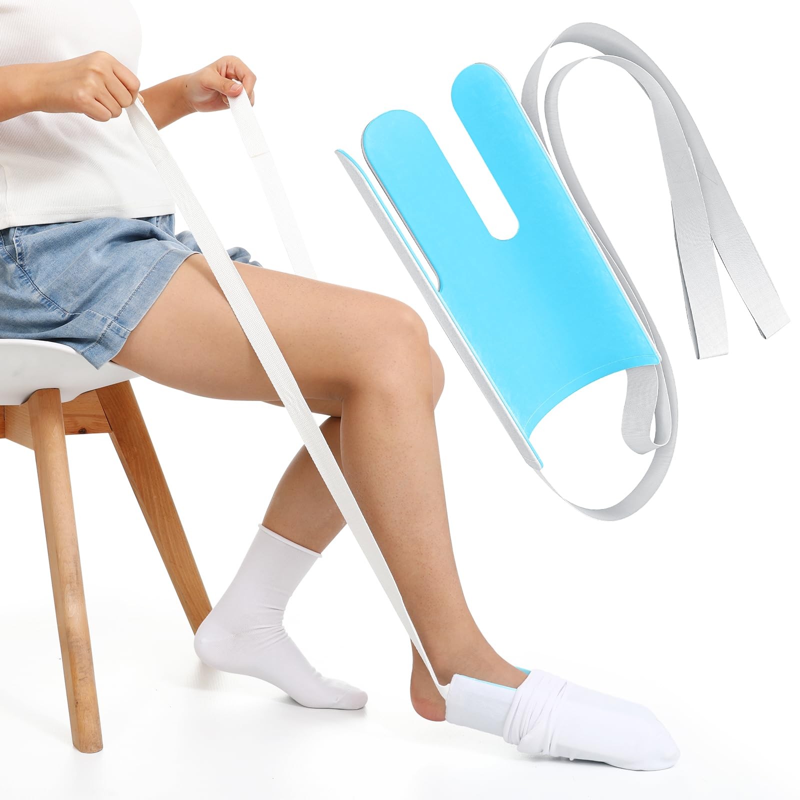 Fanwer Sock Aid Tool and Pants Assist for Elderly, Disabled,Pregnant, Diabeti…