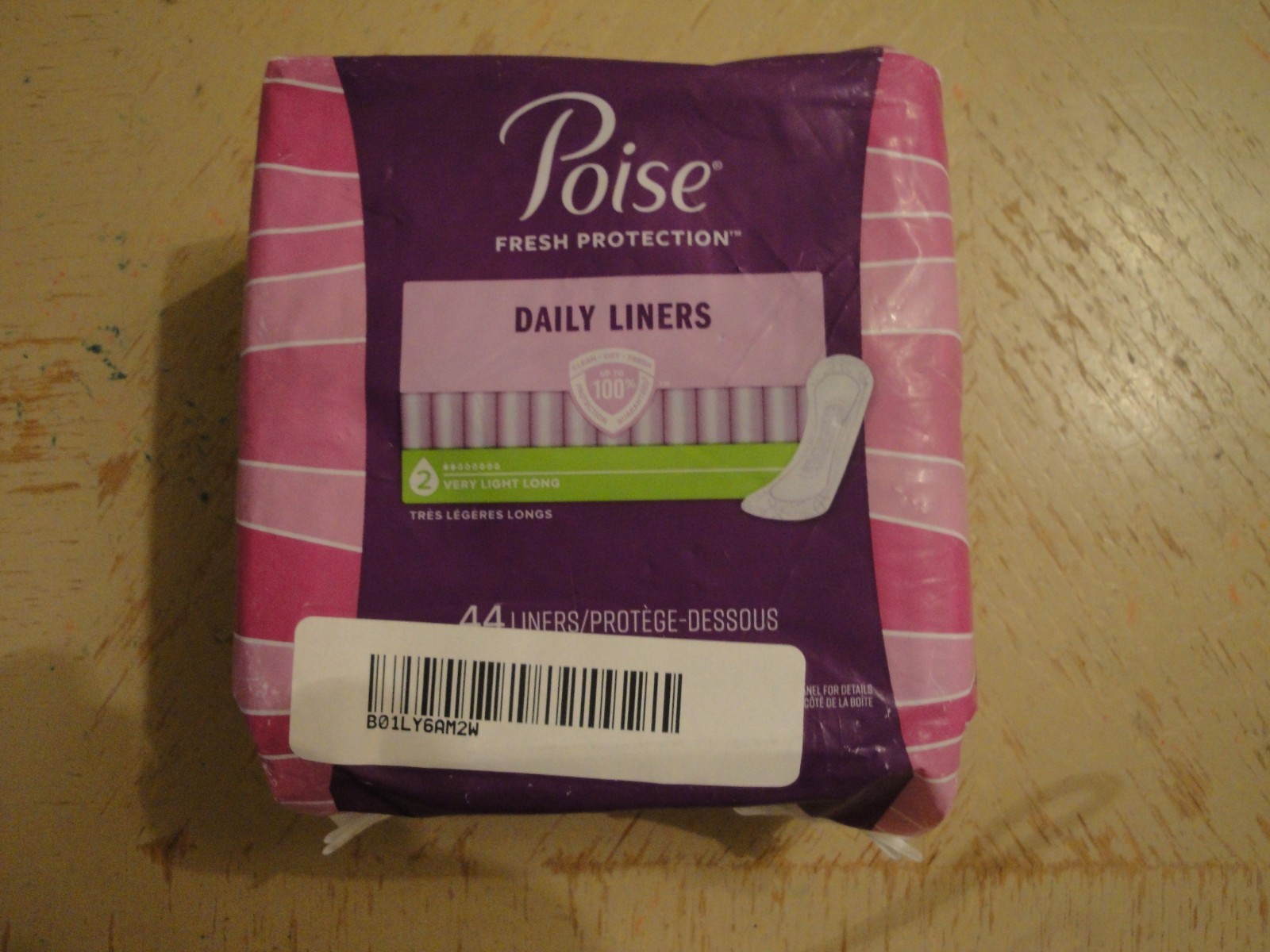Poise Fresh Protection Pads #2 very light Long Pack Of 44 Bladder leak Pads #R56