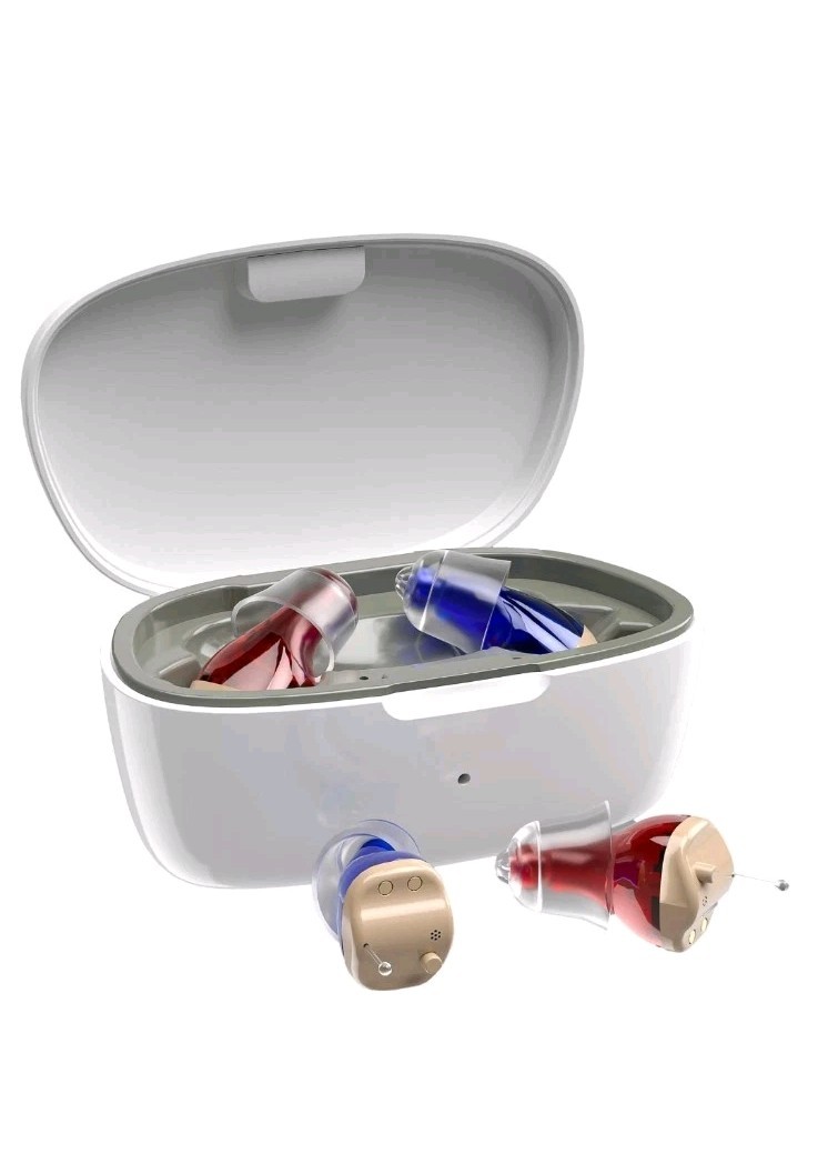 Hearing Aids Seniors Hearing Aid Rechargeable for Hearing Loss Volume Control
