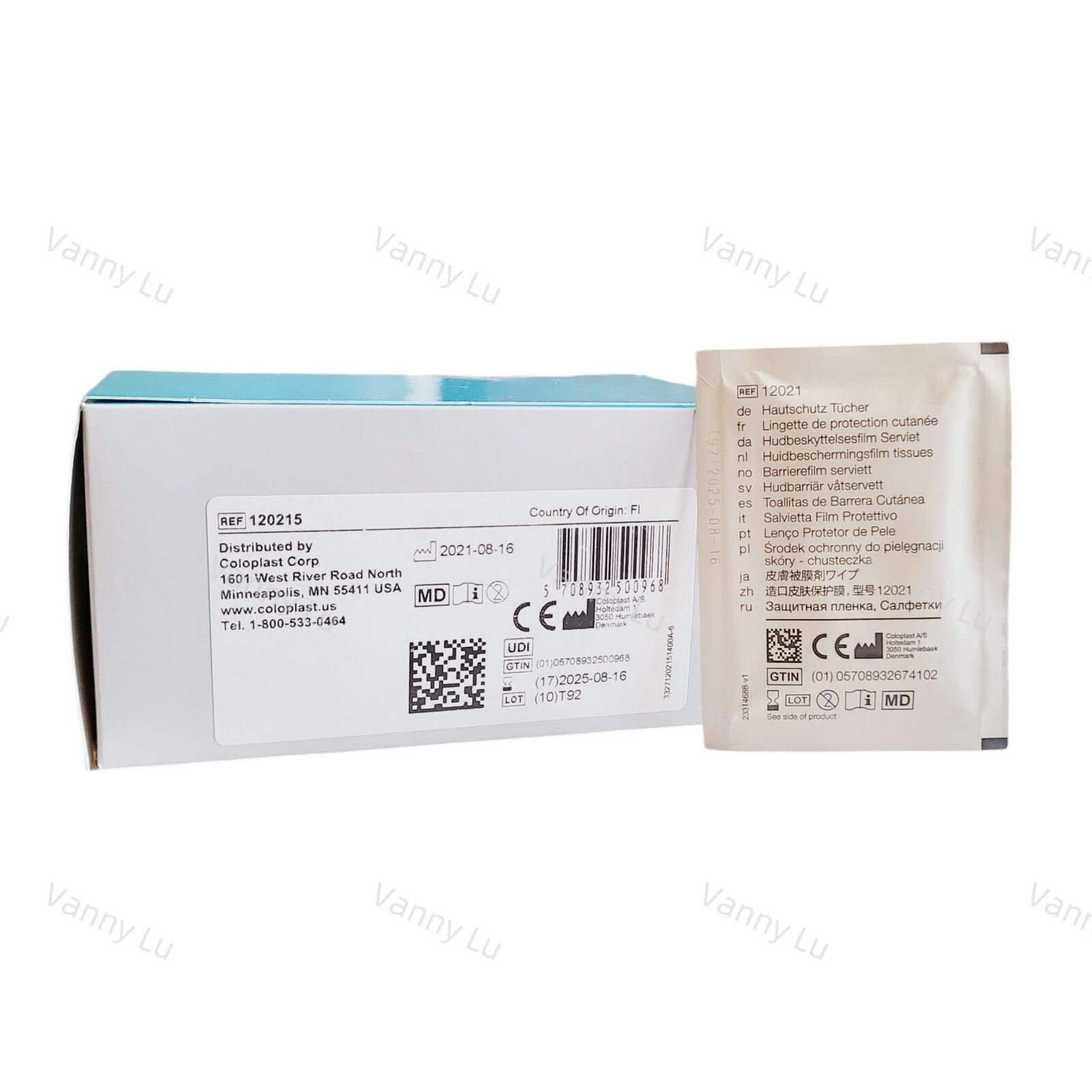 Coloplast 120215 – Brava Skin Barrier Wipes, Box of 30
