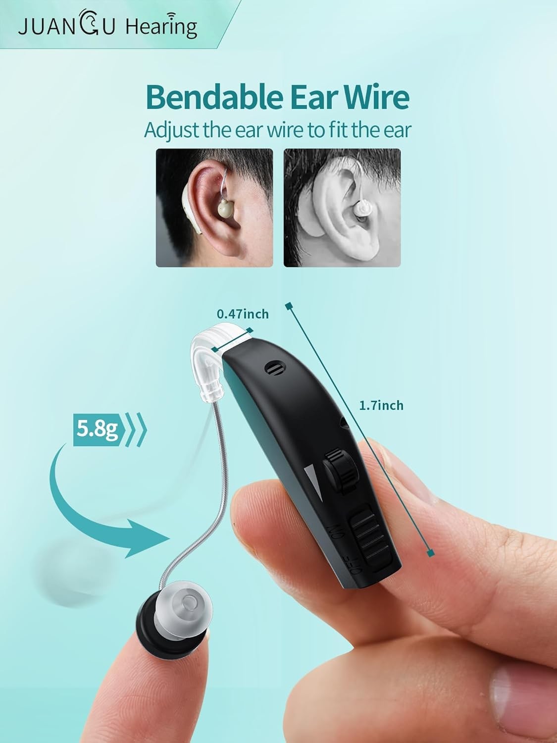 Juangu Hearing Aids Rechargeable Inexpensive Otc Bte Hearing Aid For Seniors