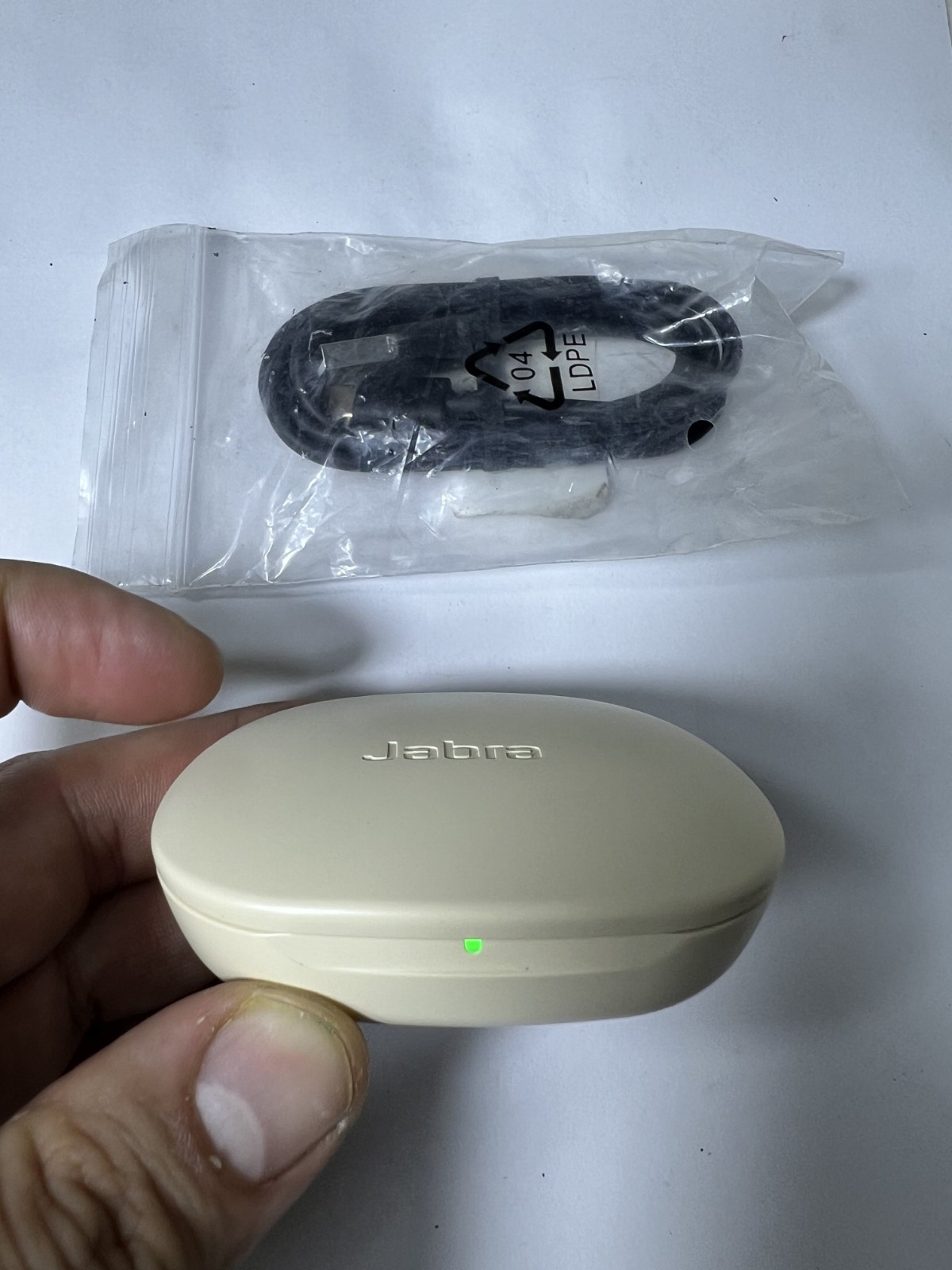 Jabra Enhance Plus OTC Hearing Aids Charging CASE ONLY Beige – Pre Owned CASE !!