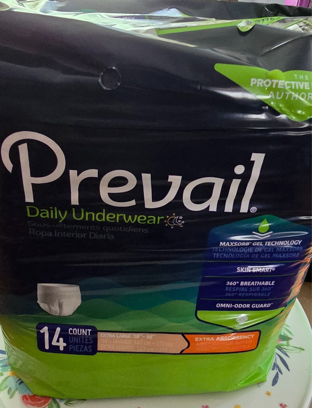 Prevail Adult Underwear . XL only ..