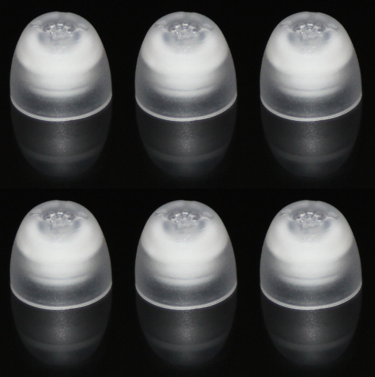 Pack of 6 Click Dome for Signia,A&M, audibene, REXTON RIC & CIC/ITC