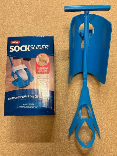 Sock Slider Easy on, Easy off. Sock Aid Kit. Sock Helper Pain Free, No Bending