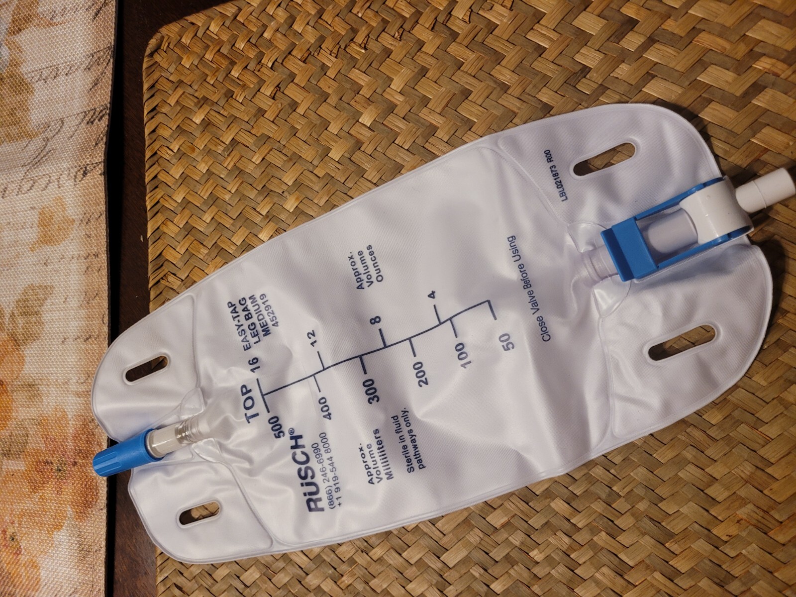urological 16 oz. leg bag. RUSCH Brand-new in bag 13 Bags total 40 plus shipping