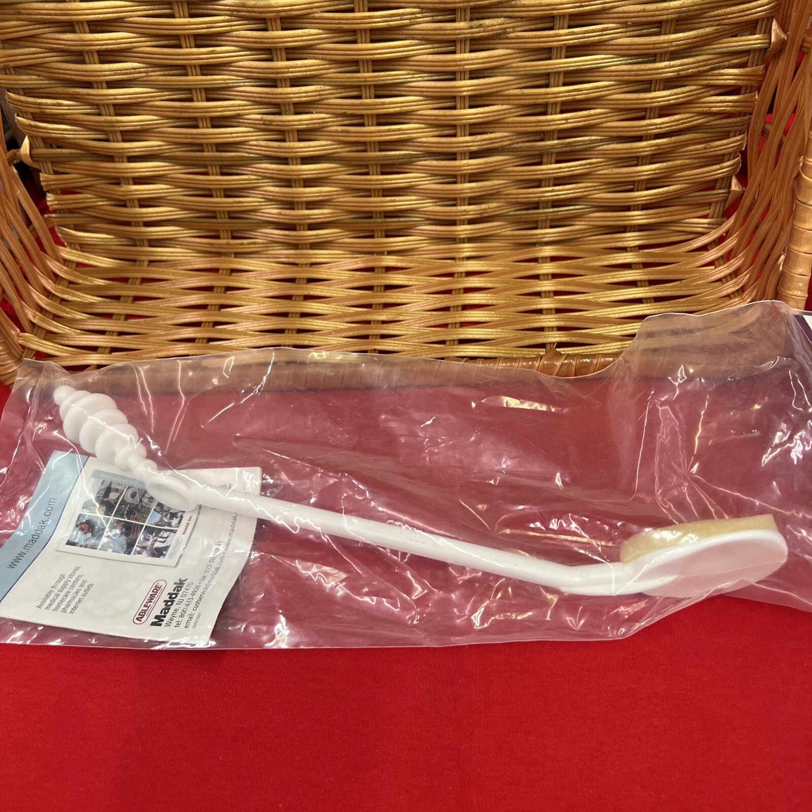 Ableware 741330000 Lotion Applicator by Maddak White New In Package