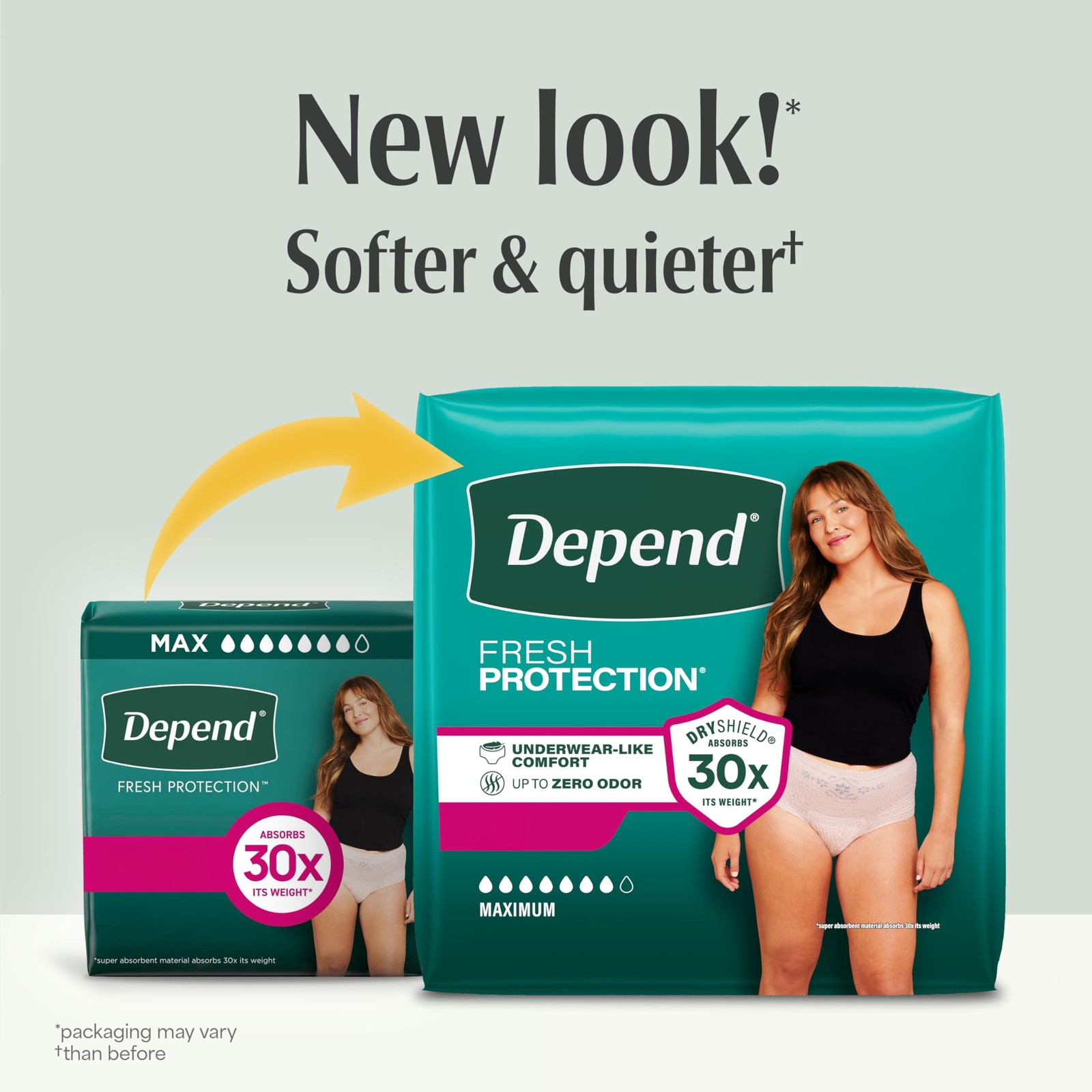 Fresh Protection Adult Diapers, Incontinence Underwear for Women, Disposable,…