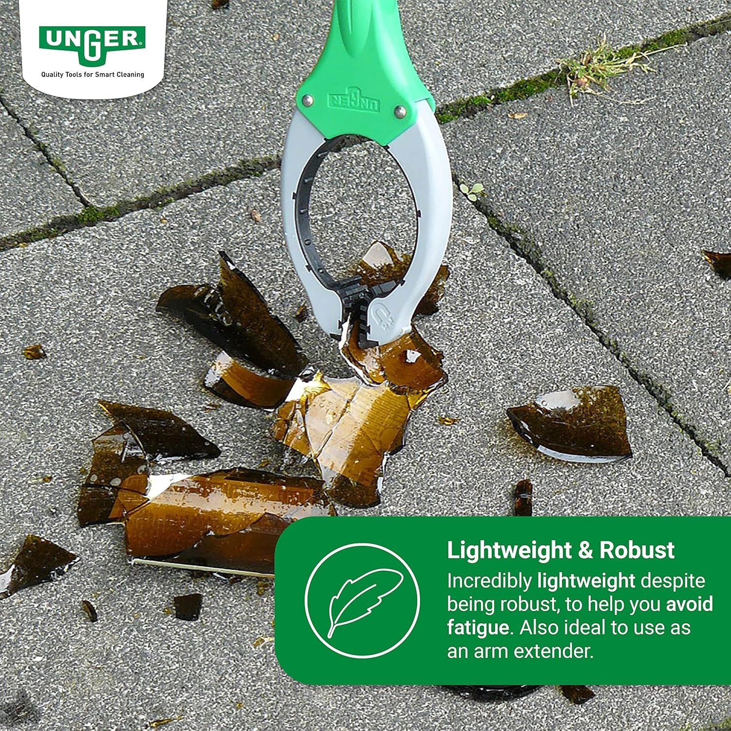 NT080 Nifty Nabber 32in Trigger-Grip Grabber Tool for Easy Waste Collection
