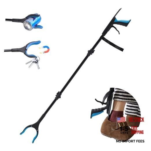Grabber Reacher Tool 43″ Foldable Pickup Tool with 360° Anti-Slip Rotating 1
