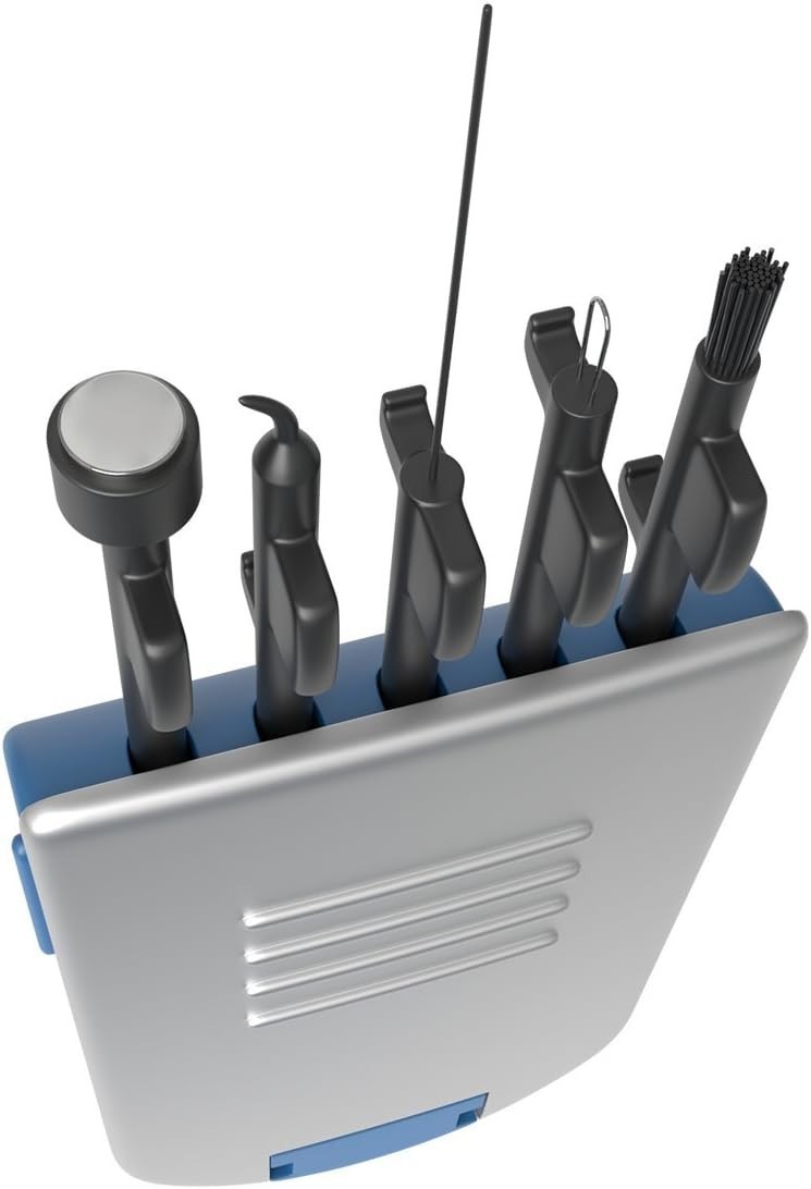 5-in-1 Portable Hearing Aid Cleaning Kit – Easy Maintenance Tools for Travel