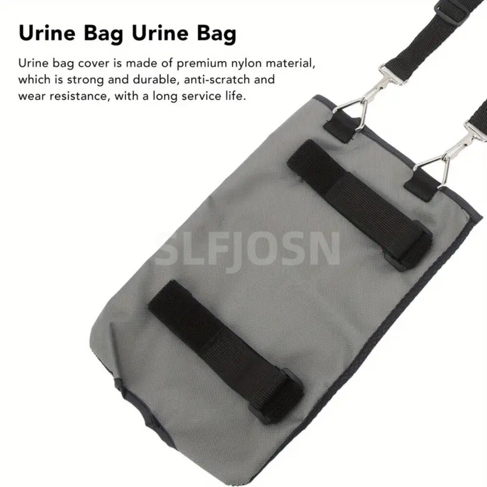Mesh Urine Bag Holder Large-Capacity Secure Strap for All 5.28gal Drainage Bags