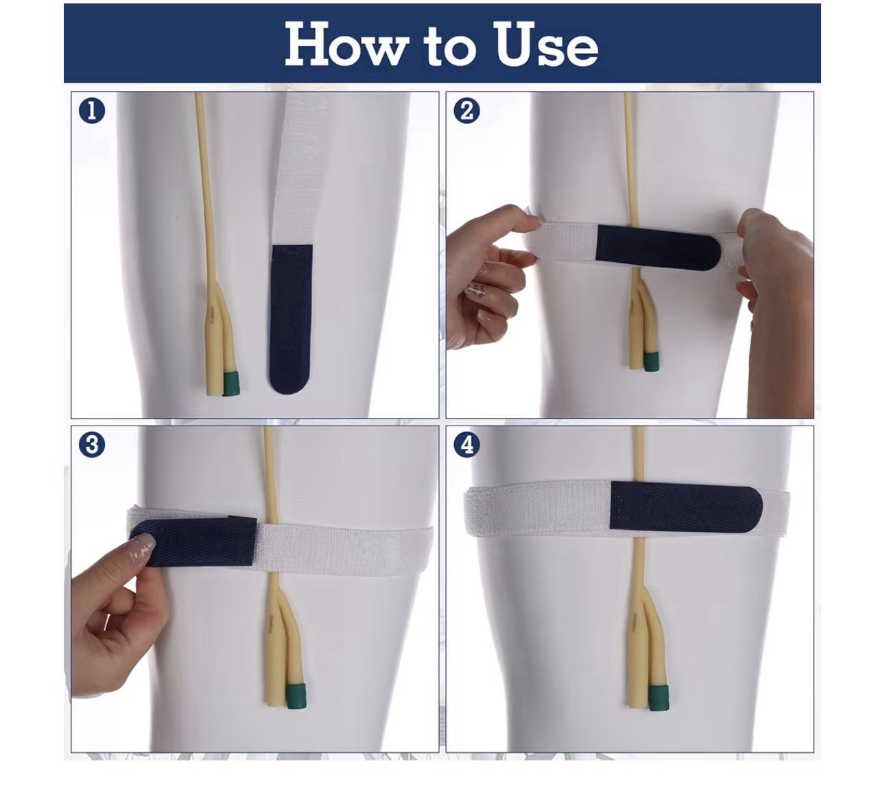 6 Pcs Urine Drainage Bag Strap Leg Bag Straps