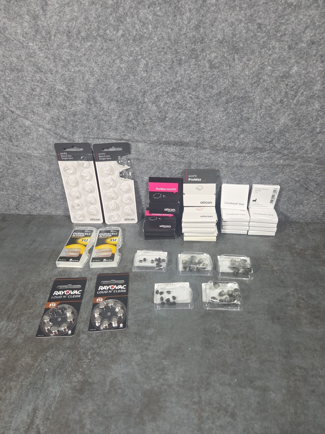 Hearing Aid CeruShield Disk Octicon Cap Dome Ratovac Duracell Lot Pro Wax V 2.0