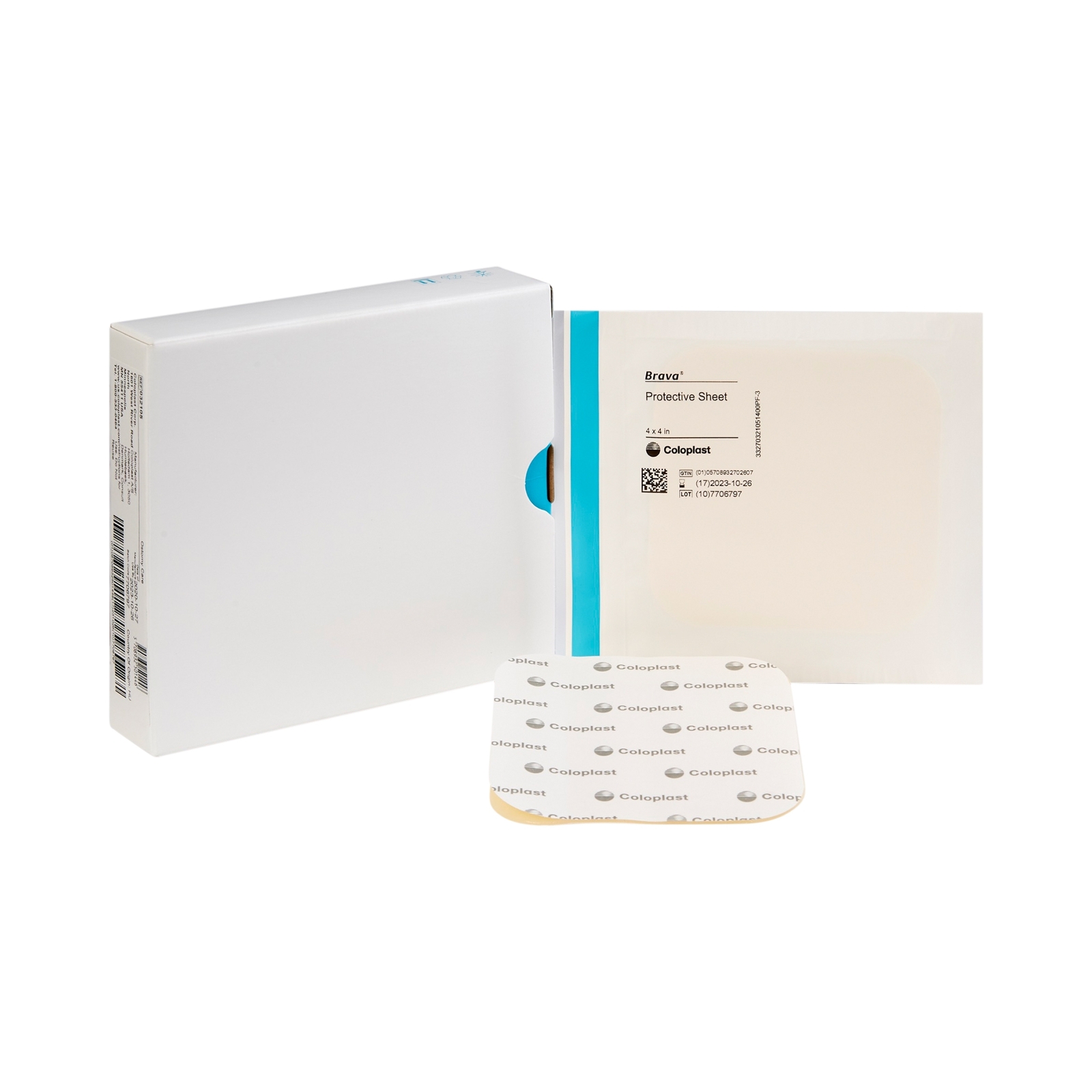 Brava Stoma Skin Protective Sheet 4 X 4 Inch 32105 10 Ct