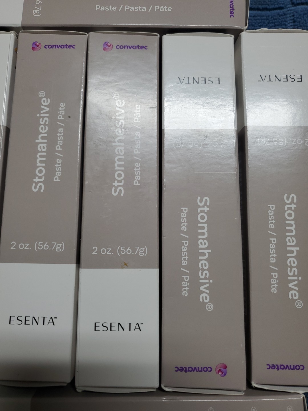 24 esenta Stomahesive Ostomy paste tubes exp 2029