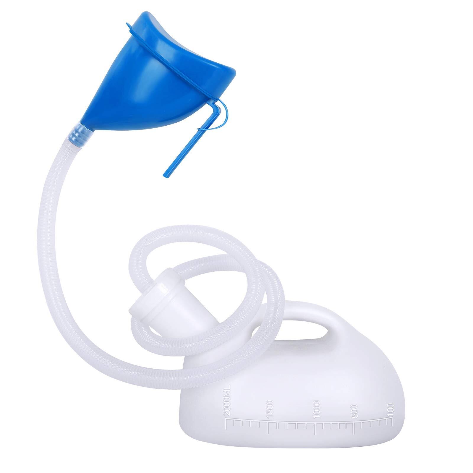 Unisex Potty with Lid and Funnel Portable Pee Bottle for Men and Women 2000ml…