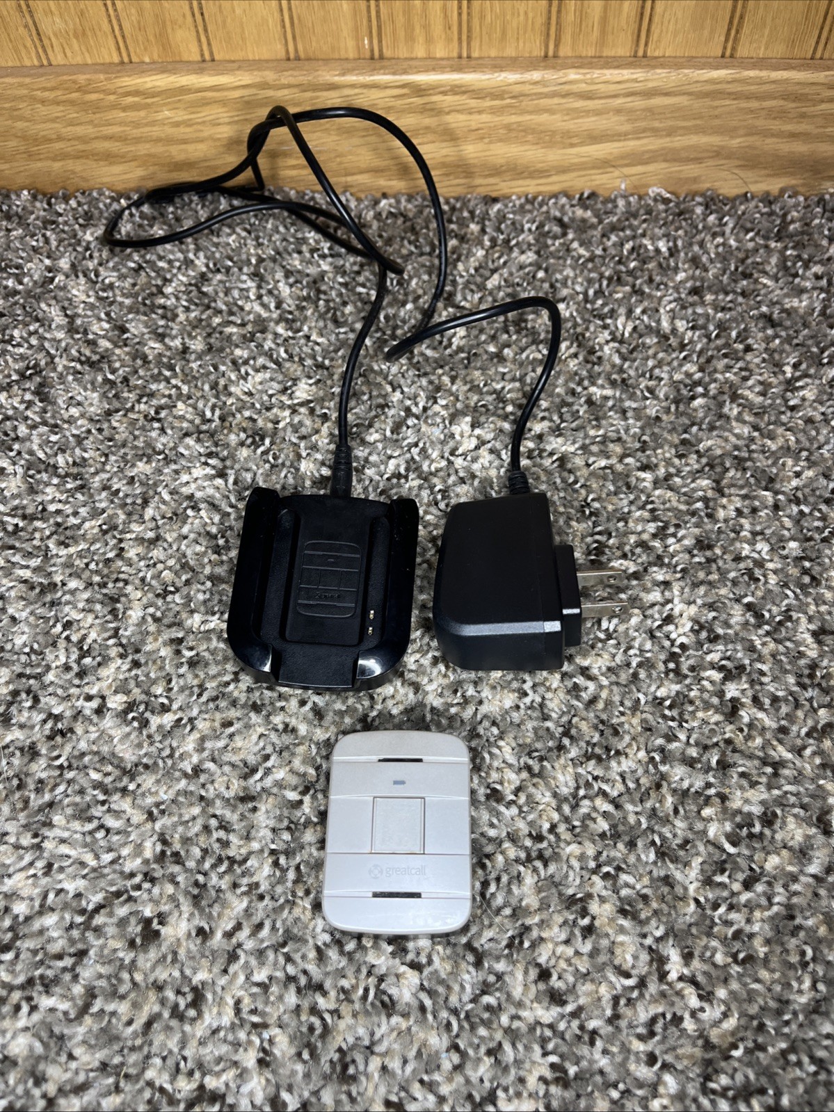 Greatcall Medical Alert Button Unit Model SW100 + Charger, Powers & Auditable!