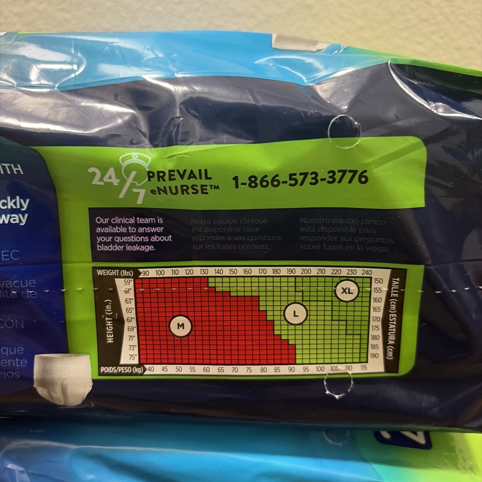 x3 Prevail Daily Disposable Underwear Medium Extra Absorbency, 20 Ct, Unisex.