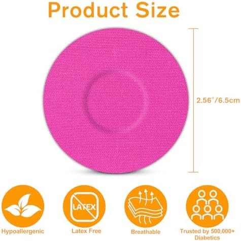 Libre 3 Plus Sensor Covers Waterproof, 40Pack Flexible Adhesive Patches for Libr