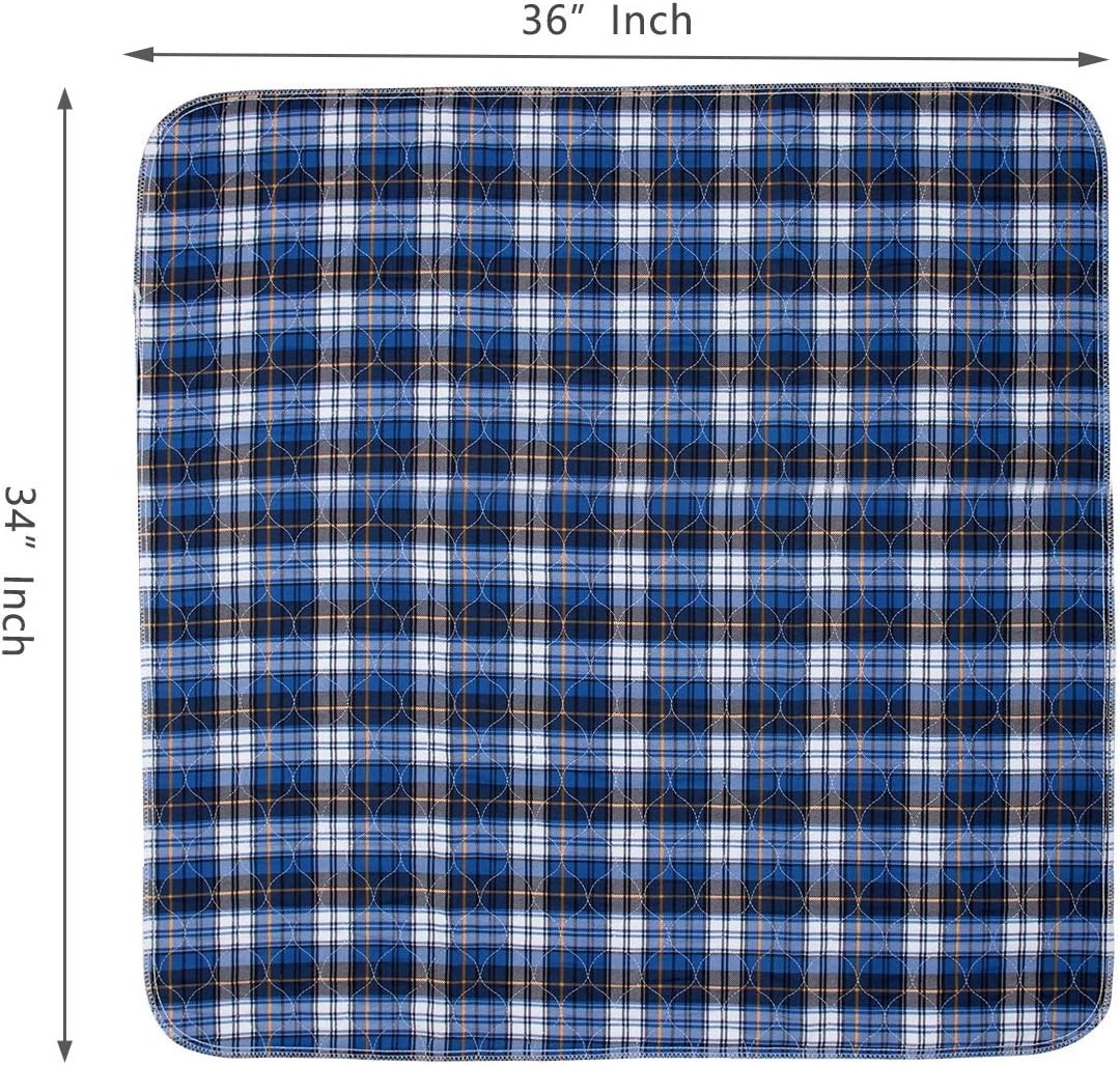 2-Pack Non-Slip Waterproof Bed Pads 36″ x 34″ – Ultimate Incontinence Protection