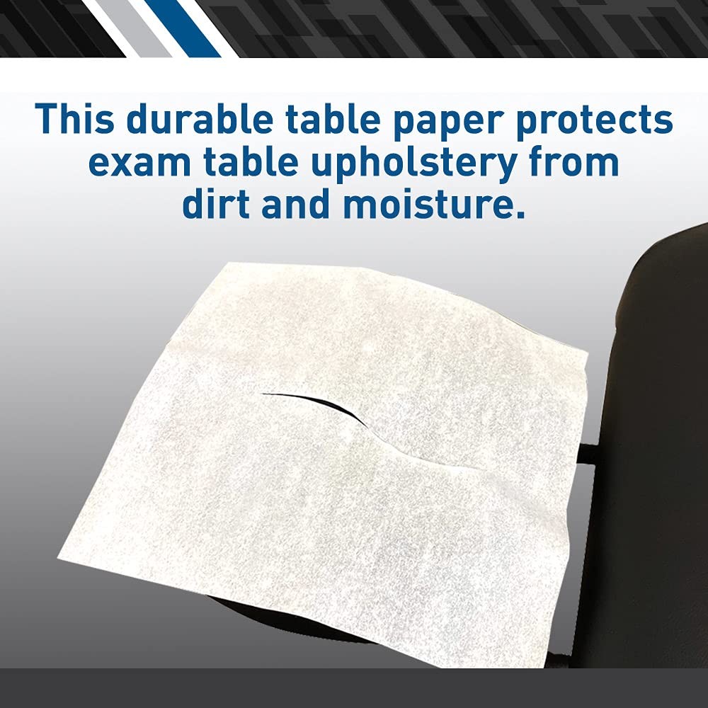 BodyMed Headrest Paper Sheets – with Slit – Disposable Medical Face Barrier – Ex