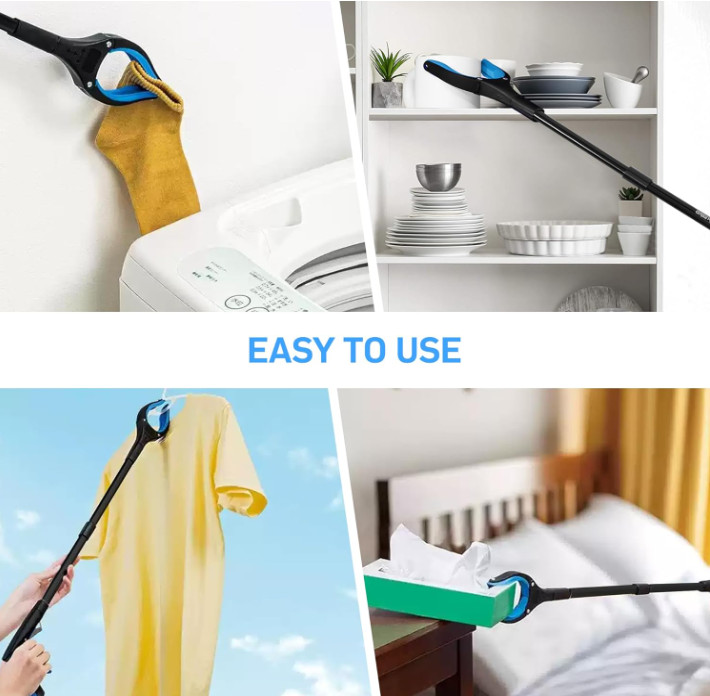 Pack de 3 herramientas de alcance extensible de 38″, diseñadas con una pinza gir