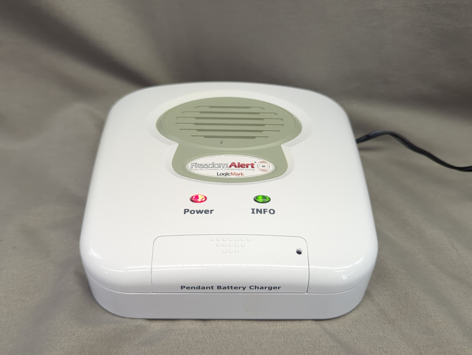 LogicMark Freedom Alert Voice Emergency Base Station Model #35911 No Pendant