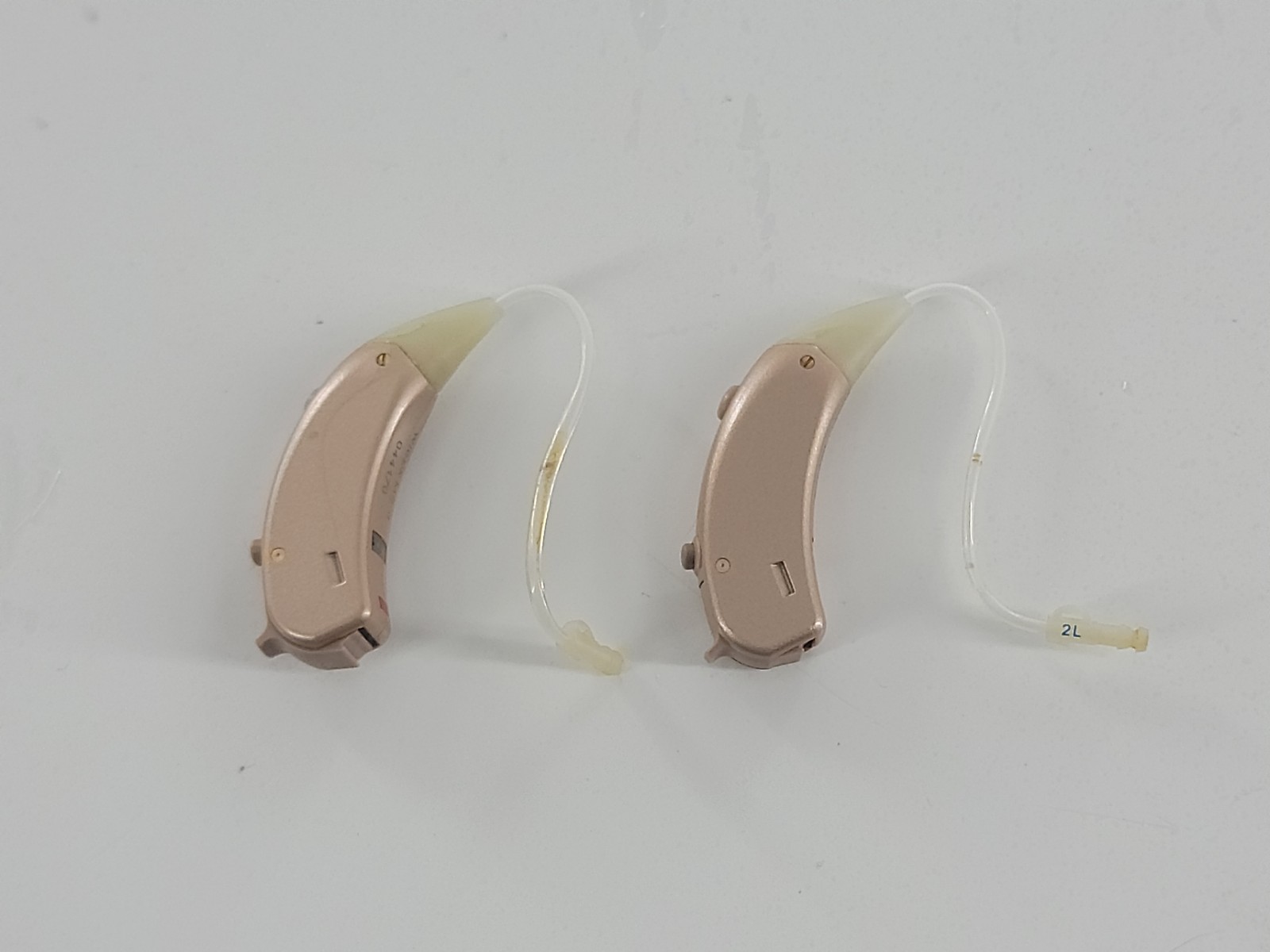 Widex M2-9 Gray Silver RIC Hearing Aid Pair for Both Ears