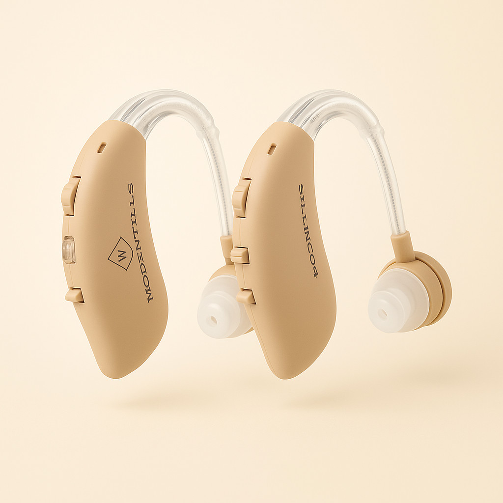 Pair Rechargeable Digital Invisible Hearing Aids Sound Voice Amplifier Mini ITE