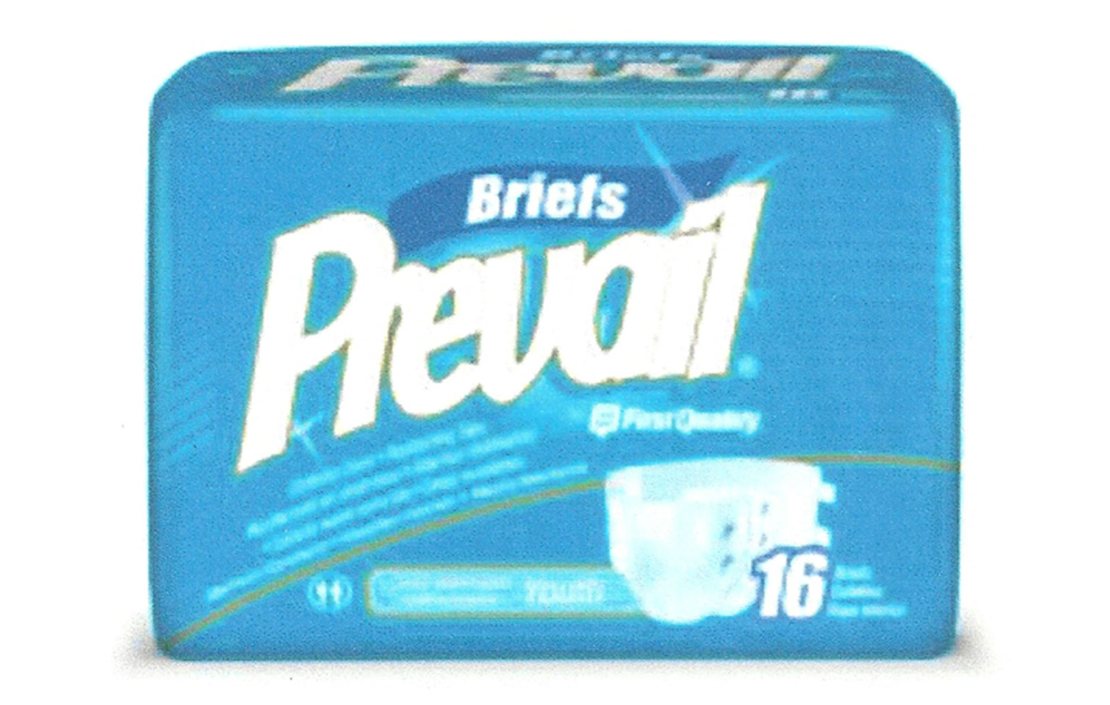 16 Prevail Disposable Briefs, Size Small 20″ to 31″, Adult PV-011/1, Cloth like