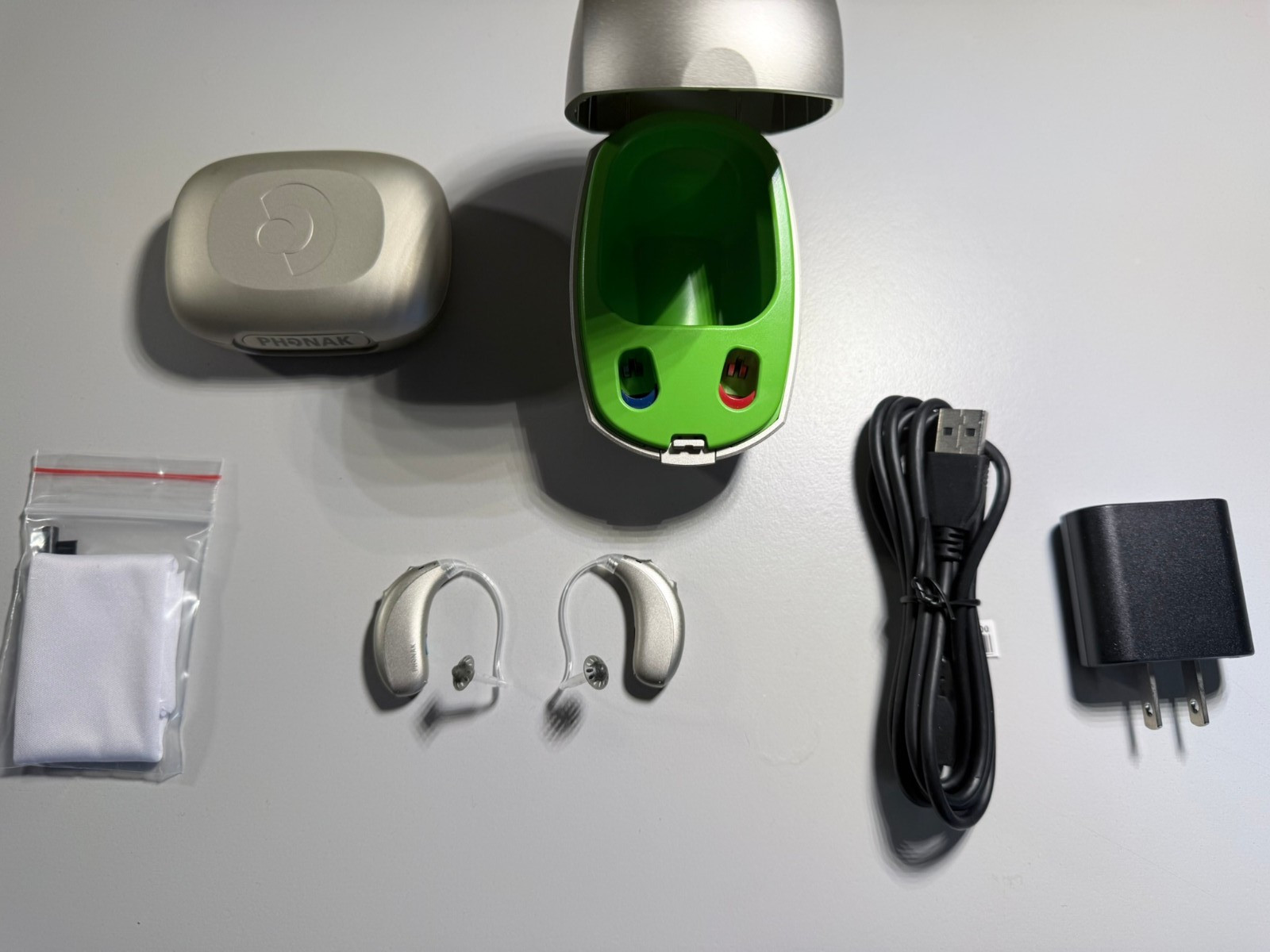 Phonak Bolero M30-PR BTE Open fitting hearing aids Wireless App control+Charger