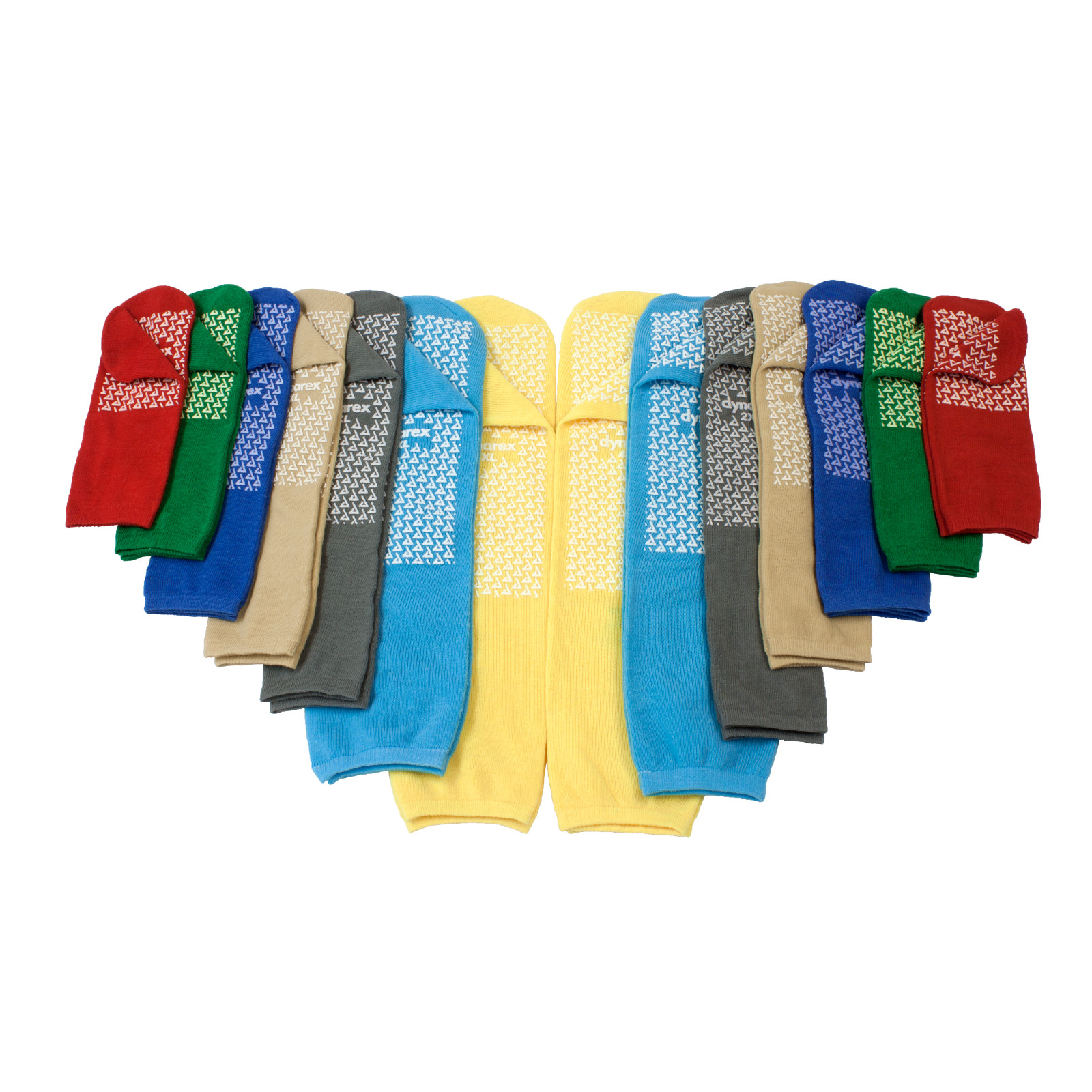 Hospital Socks Soft Double-Sided Slipper , Anti-Skid Rubber Grippers 20% OFF &