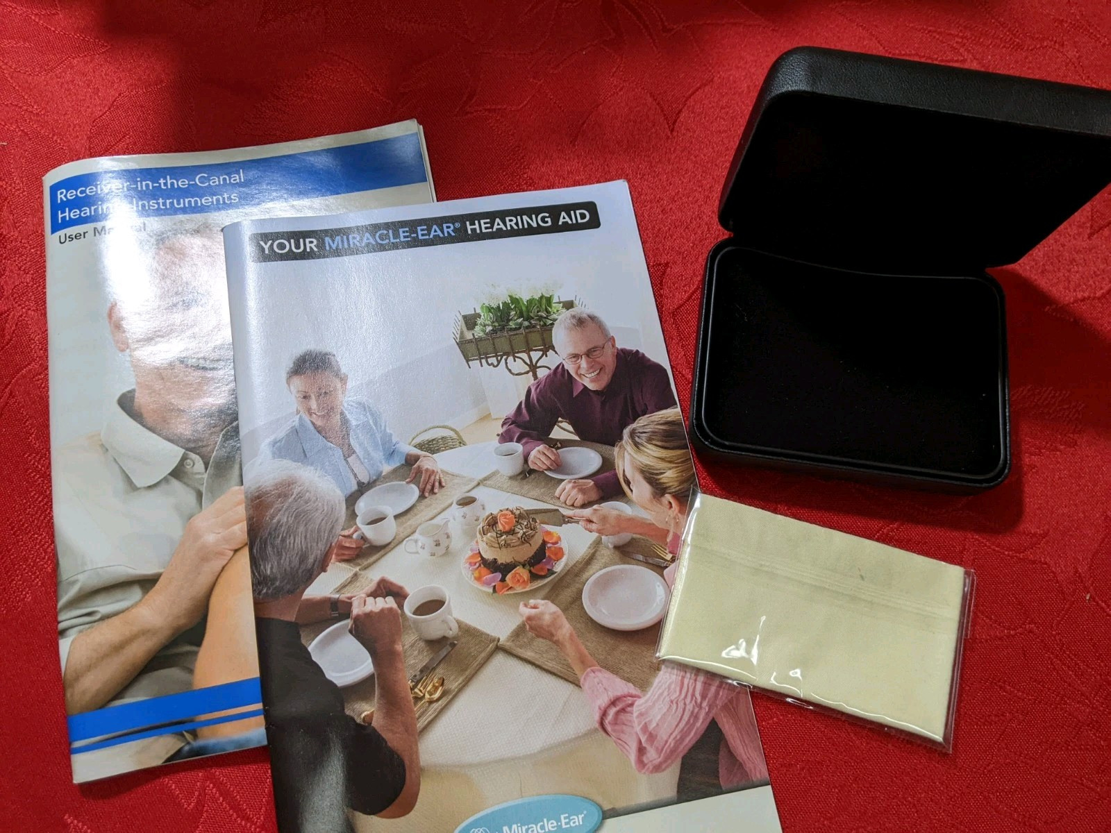 Miracle Ear BOX ONLY Black Box For Hearing Aid Accessories