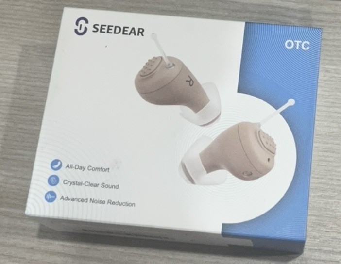 Rechargeable OTC Hearing Aids with Smart Noise Reduction For Adults – Brand New!