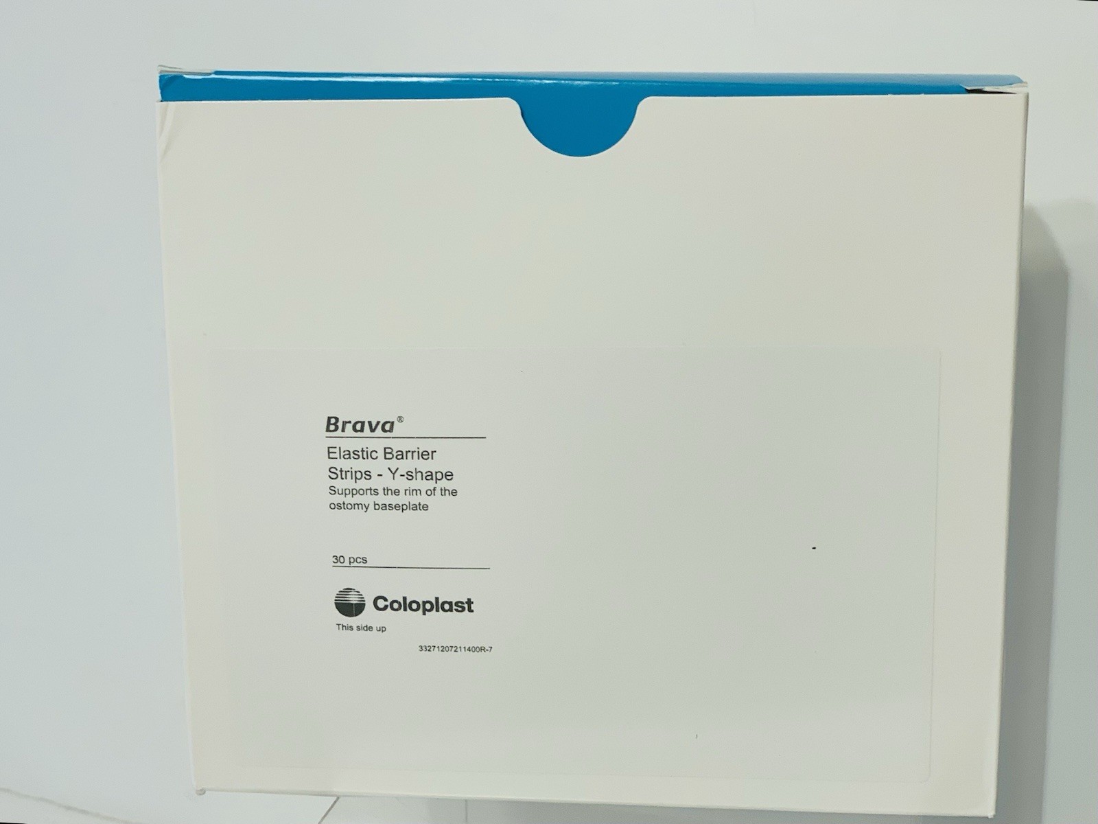 30 Coloplast BRAVA 120721 Elastic Barrier Strips Y Shape Ostomy Care Exp2026/06