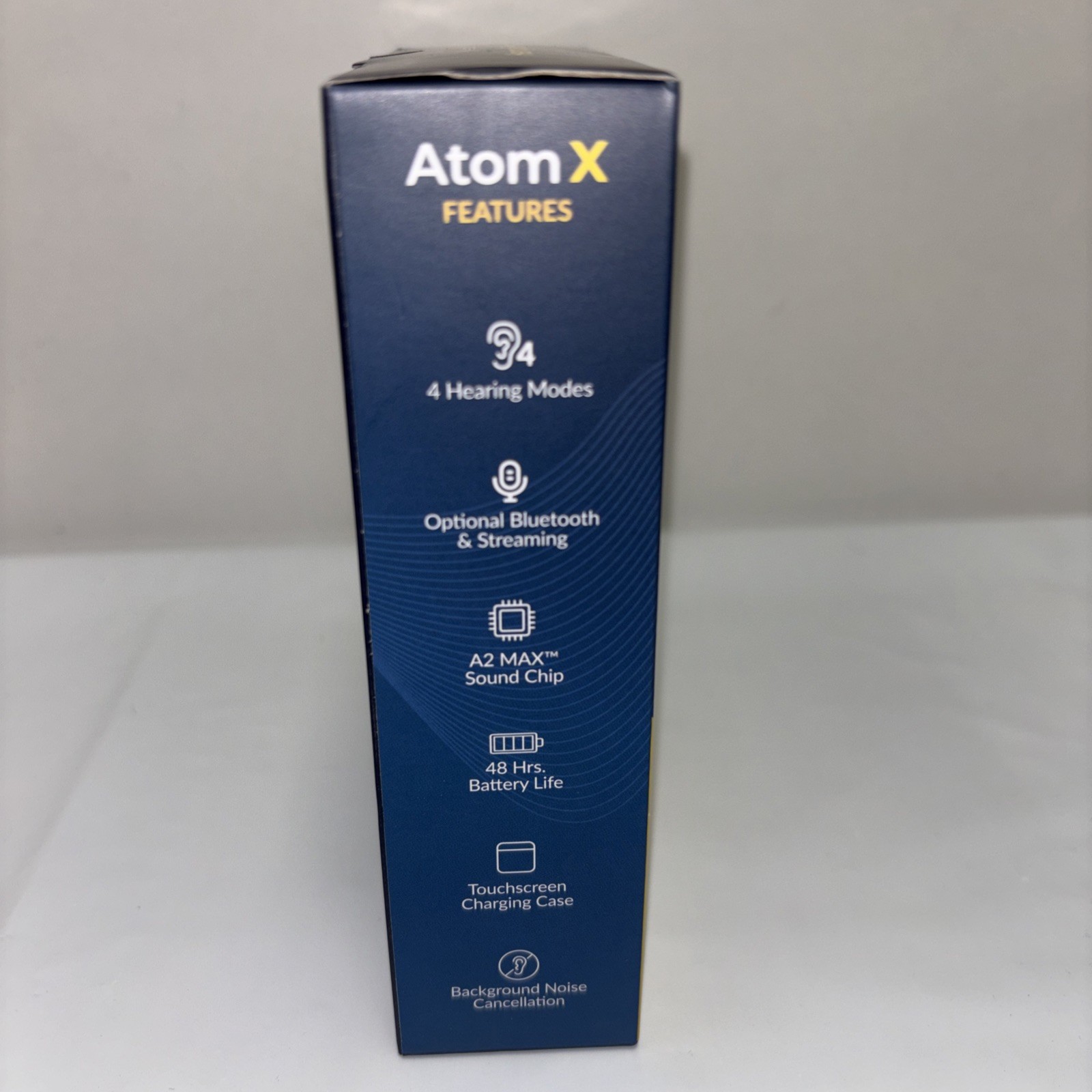 Audien Hearing ATOM X -Rechargeable OTC Hearing Aids -NEWEST MODEL-BRAND NEW!!