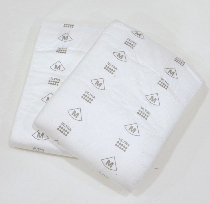 Egosan Ultra Medium 2ct SAMPLE All-in-One Adult Briefs Overnight Diapers w/Tabs