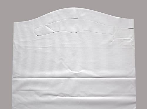 Sandhill Tools 100 Pack Disposable Adult Bibs with Pocket for Catching Messes